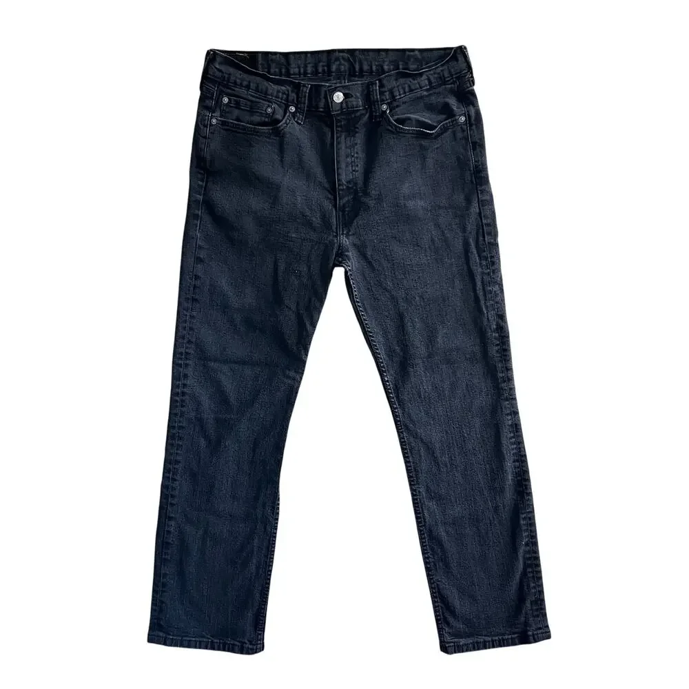 Levi’s 511 Slim Fit Jeans Black Denim Stretch Men’s 31x30 - Picture 1 of 12